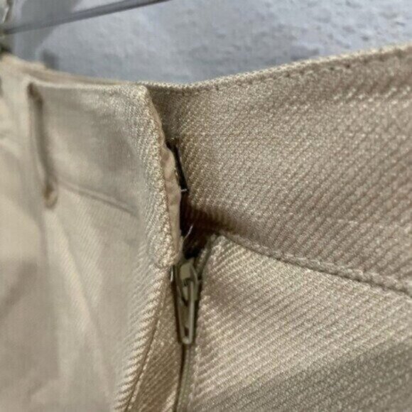 New Trina Turk High Rise Gold Neutral Resort Preppy Casual Ocotillo Shorts - Picture 4 of 8